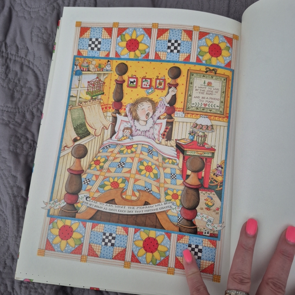Mother's Journal by Mary Engelbreit 1993 Writing Om Inside Cover Only - Picture 14 of 14